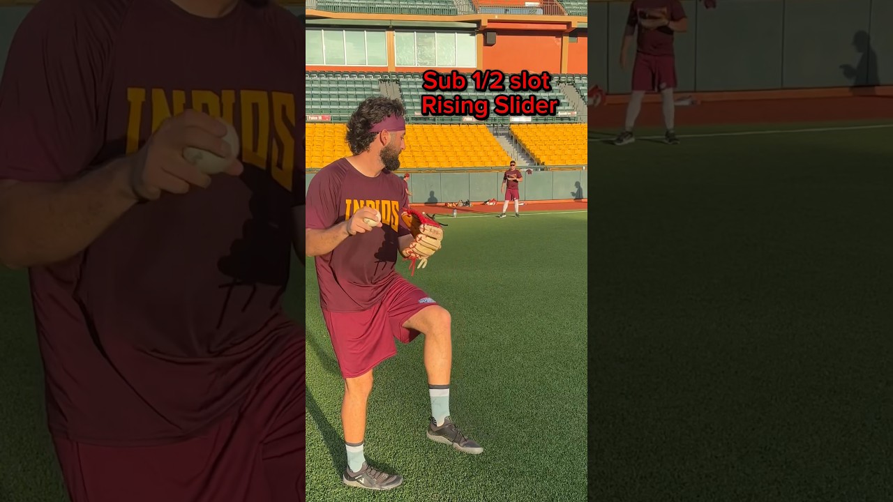 The RISING SLIDER  #sidearm #mlb #grip #sports #baseball #pitching #pitchingtips #pitchingmechanics