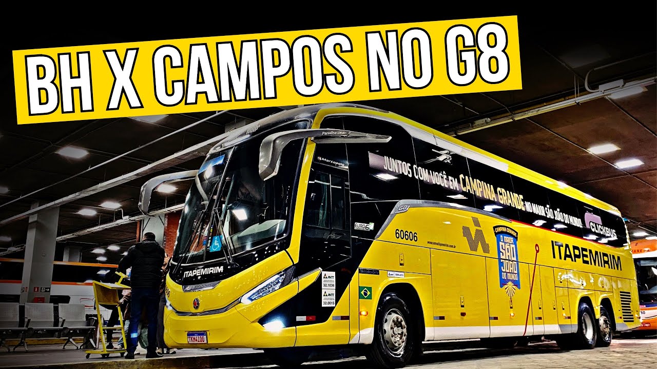 Rumo ao NORTE Fluminense com a ITAPEMIRIM! Viajando de BELO HORIZONTE para CAMPOS DOS GOYTACAZES