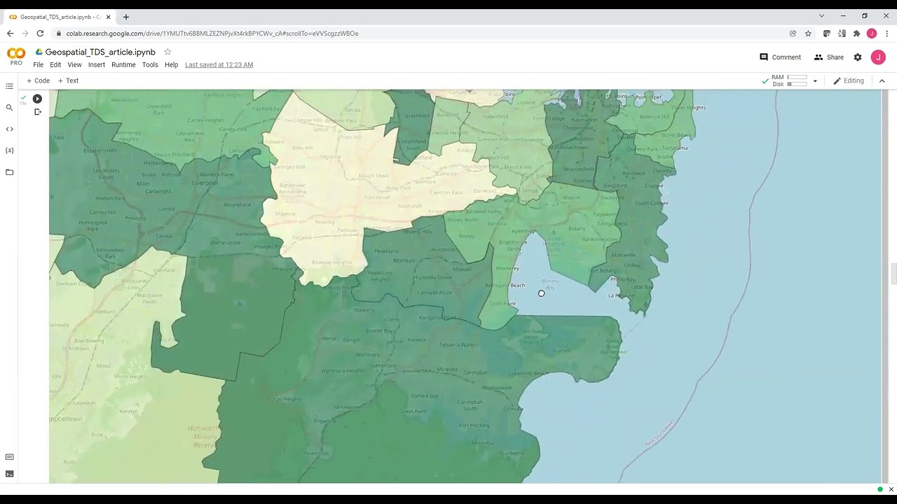 Folium map demo
