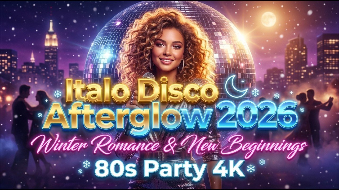 Italo Disco Afterglow 2026 🌙 Winter Romance & New Beginnings  80s Party 4K