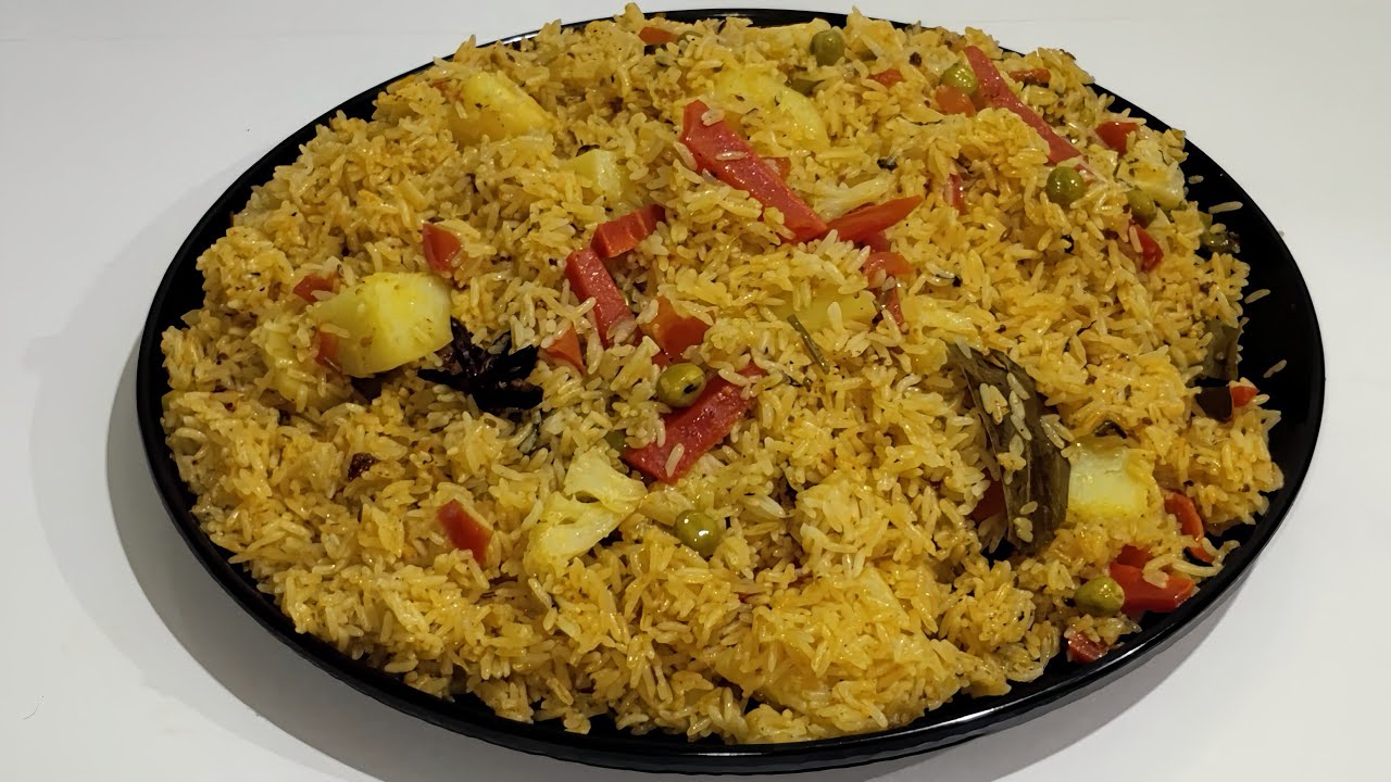 कूकर में झटपट मसाला पुलाव ऐसे बनाएं कि खाने वाले हाथ ना रोक पाएं। Masala Veg Pulao
