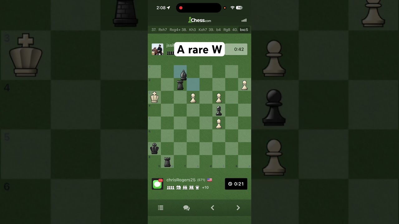 A rare checkmate and a rare W let’s goooo 