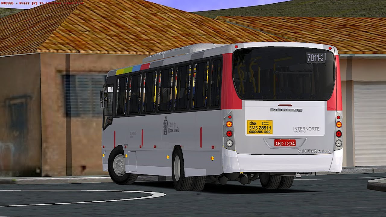 🔴OMSI 2 - Neobus Mega 2006 VW 17.230 Climatizado ( Map Vila Cruzeiro Paulista )