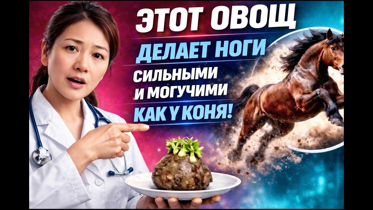 СИЛА И СКОРОСТЬ НОГ ЗА 7 ДНЕЙ ОТ ЭТОГО ОВОЩА / СЕКРЕТ ОТ СПОРТСМЕНОВ!