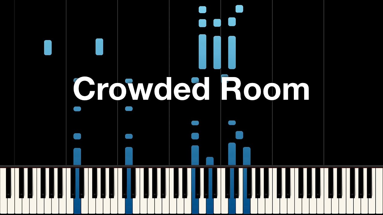 Meghan Trainor - Crowded Room | Piano Cover (Synthesia Tutorial)