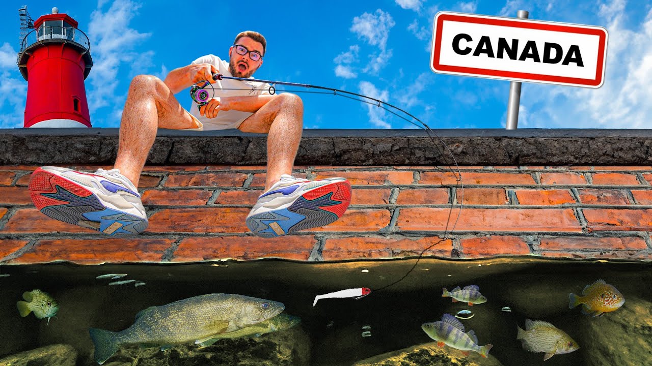 I'M FISHING A FISH-CROWDED SPOT IN CANADA!