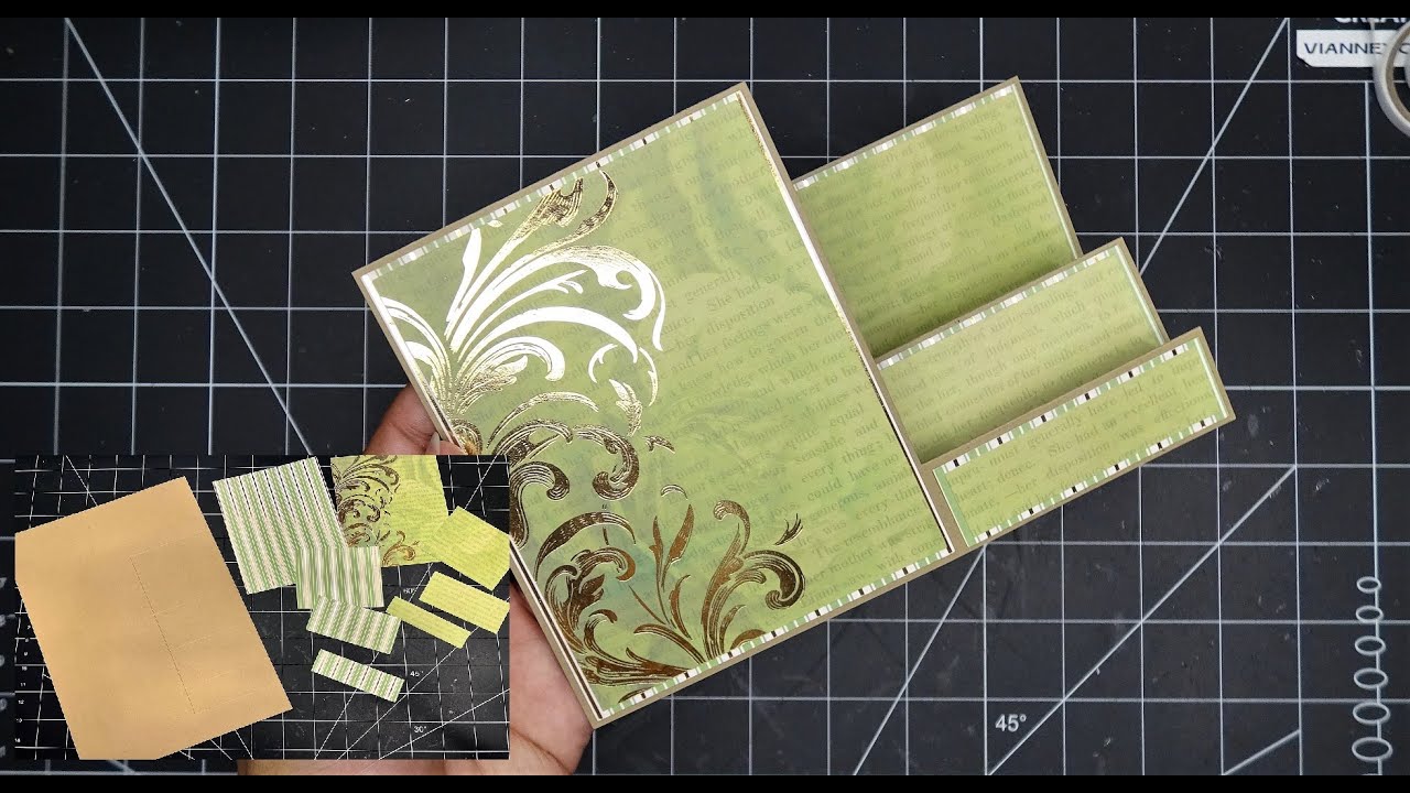 How to Create a 5x7 Side Stepper Card in Cricut Design Space and Measurements to Make One by Hand!