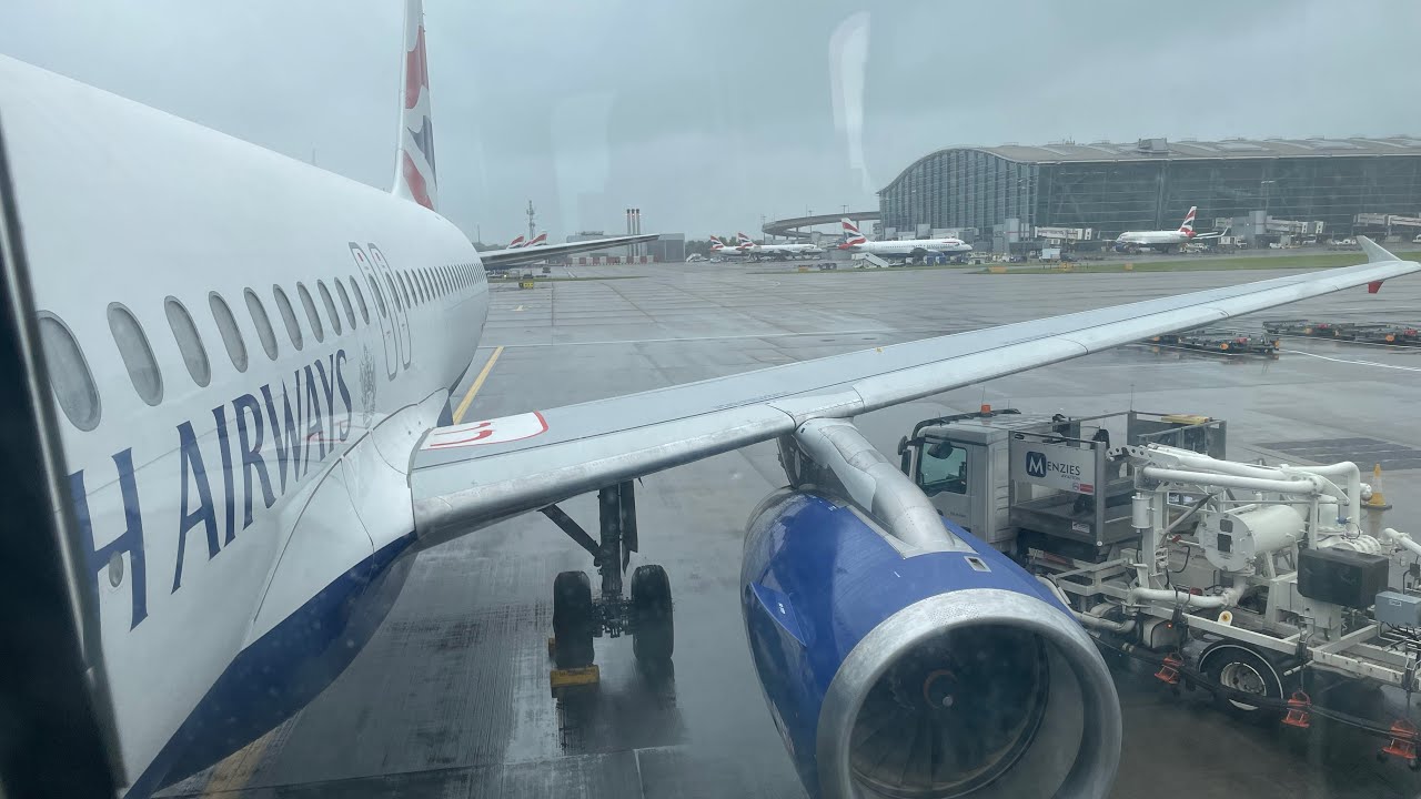 British Airways A320 London to Rome LHR-FCO