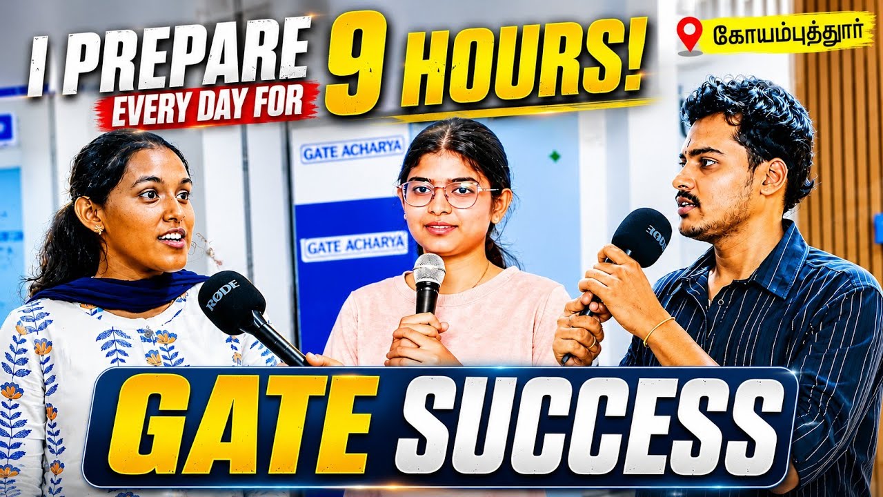 Can an Average Student Crack GATE? | Real GATE Toppers Interview | Tamil