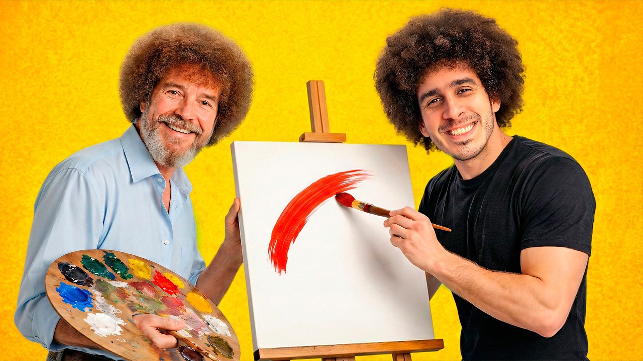 Seguí un Tutorial de Bob Ross 🎨🖌️