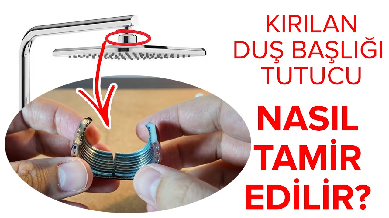 Kırılan Duş Başlığı Tutucu Nasıl Tamir Edilir