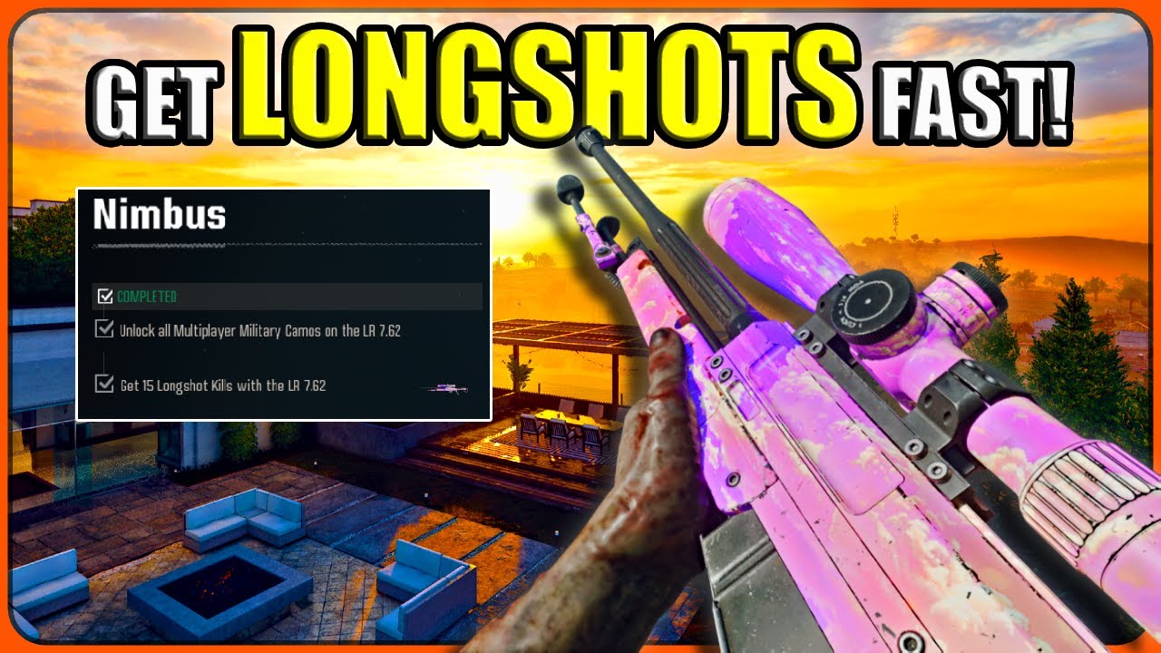How To Get Longshots Fast! - LR 7.62 Sniper Challenge