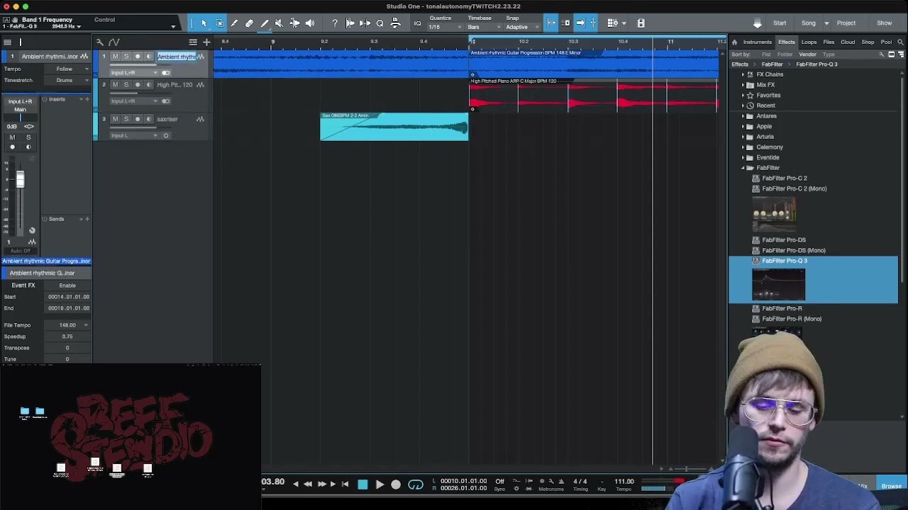 Using a Sax sample as a riser