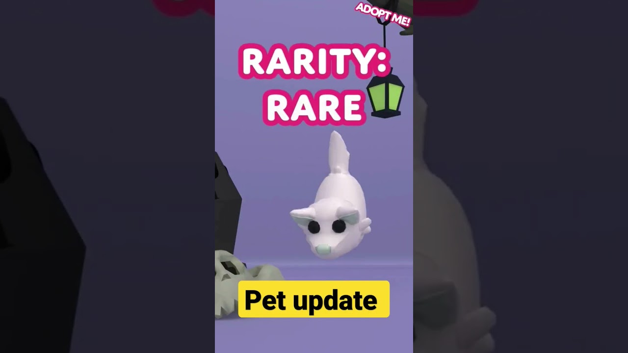 Adopt me Halloween pet update Ghost wolf 🐺  Roblox 2022
