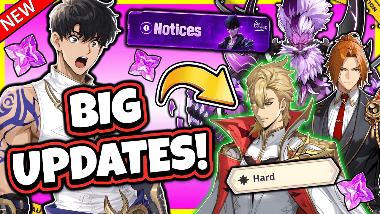 OMG! BIG NEWS! THIS UPDATE IS CRAZY! SO MUCH CONTENT COMING FINALLY! [Solo Leveling: Arise]