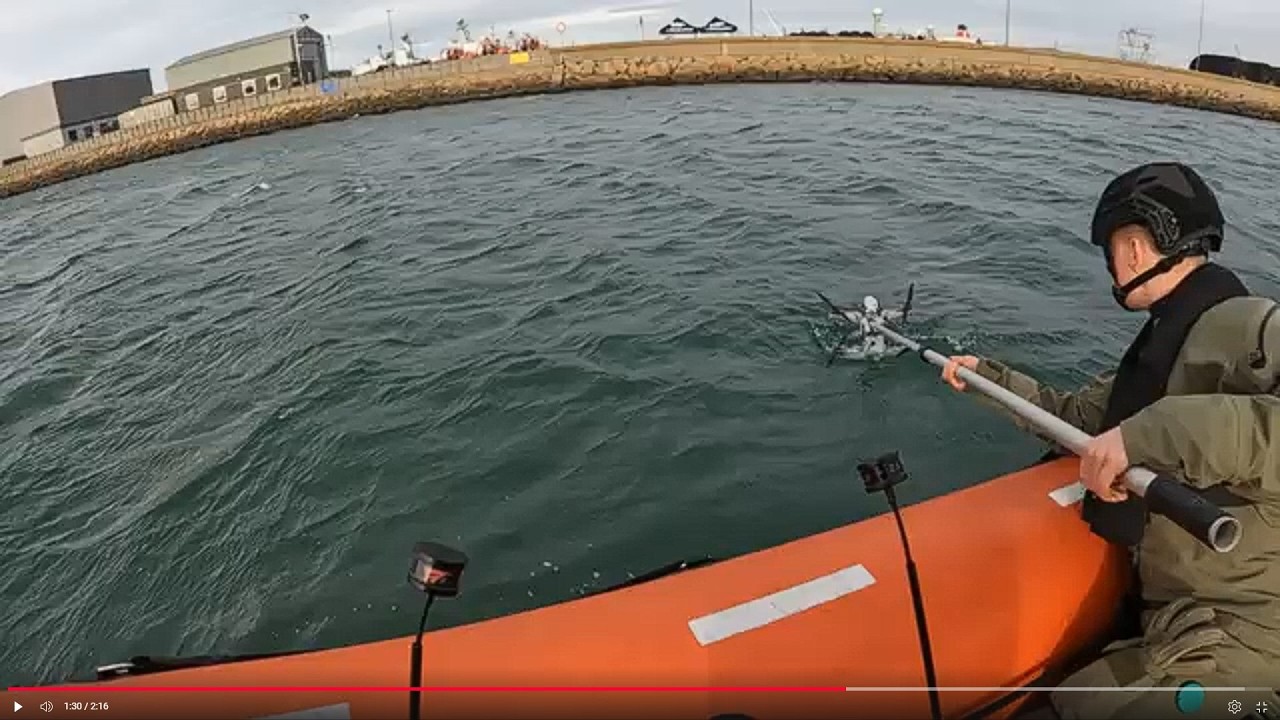 Militærpolitiet tester droner