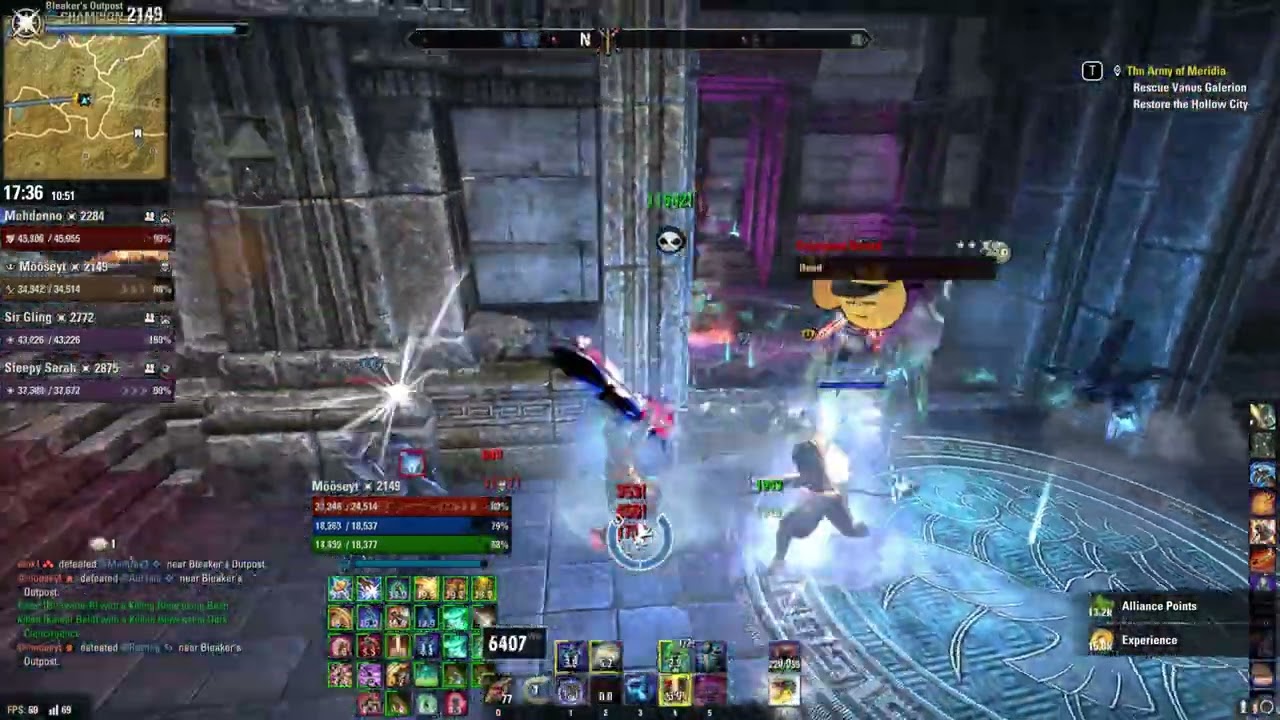 ESO PvP - 4 guys at the bleakers