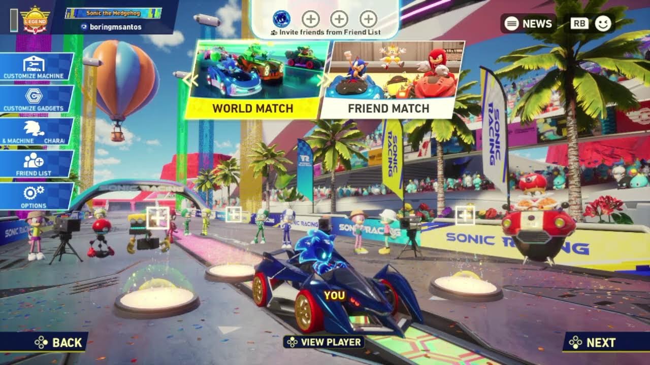 Getting all achievements in Sonic Racing CrossWorlds Pt.2 (Live)
