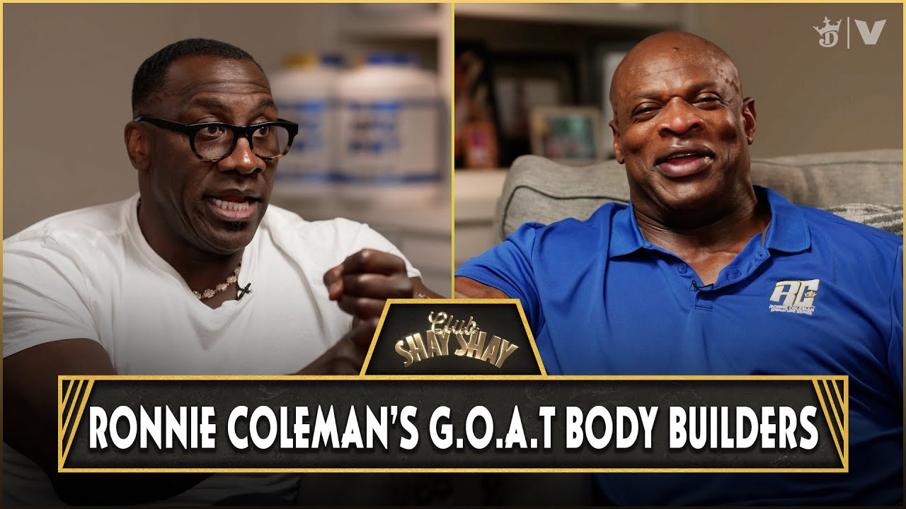 Ronnie's G.O.A.T Body Builders: Arnold Schwarzenegger, Ronnie Coleman, Lee Haney, & Darien Yates