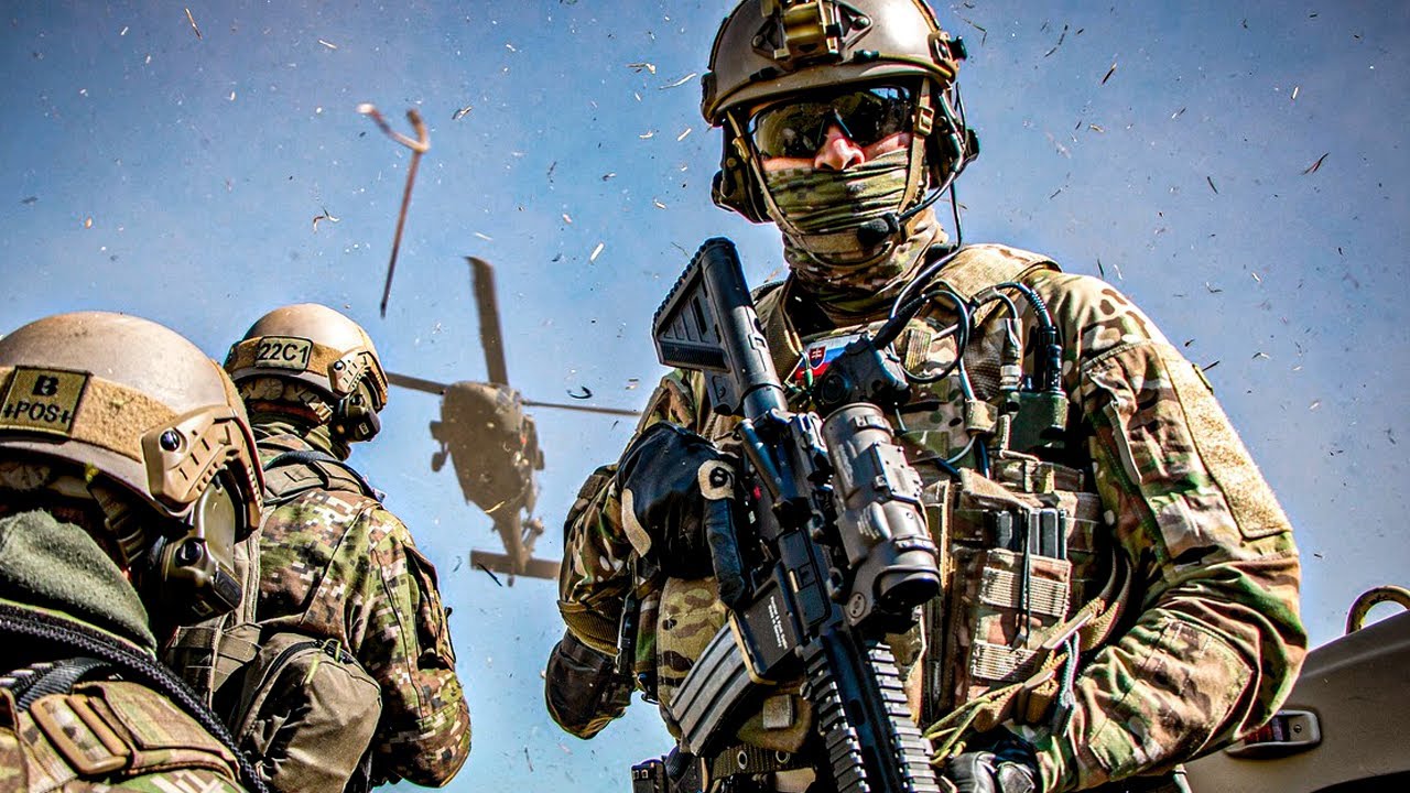 Slovakian Special Forces || 5. P&Scaron;U  || Action | Training