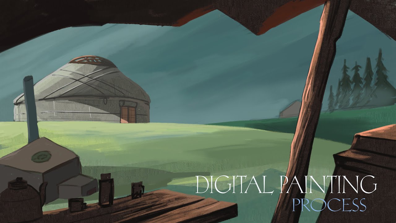 10 Minutes|Digital Speed Paint Timelapse|Concept Art