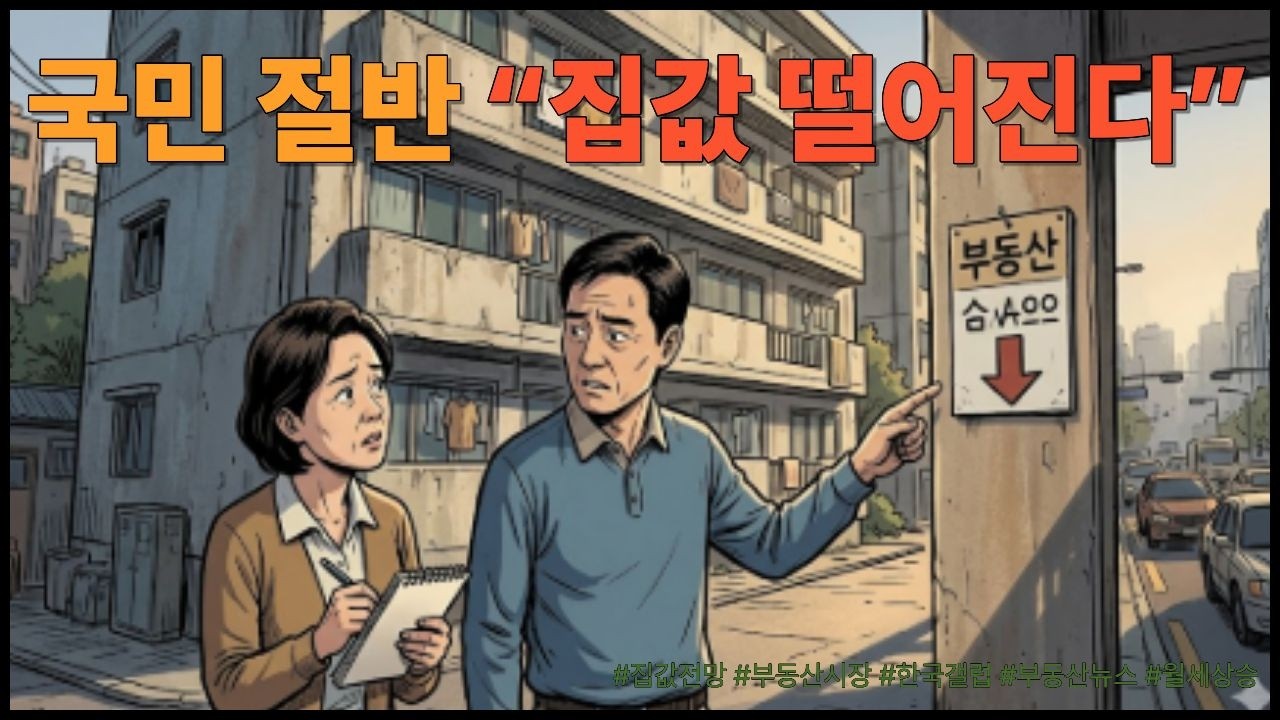 국민 절반 “집값 떨어진다”