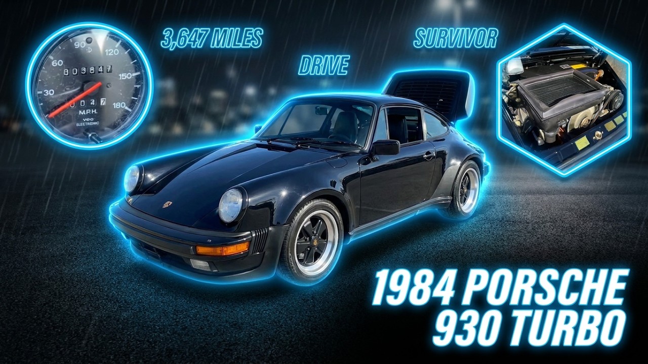 1984 Porsche 930 Turbo | All Original, Low Mileage Survivor