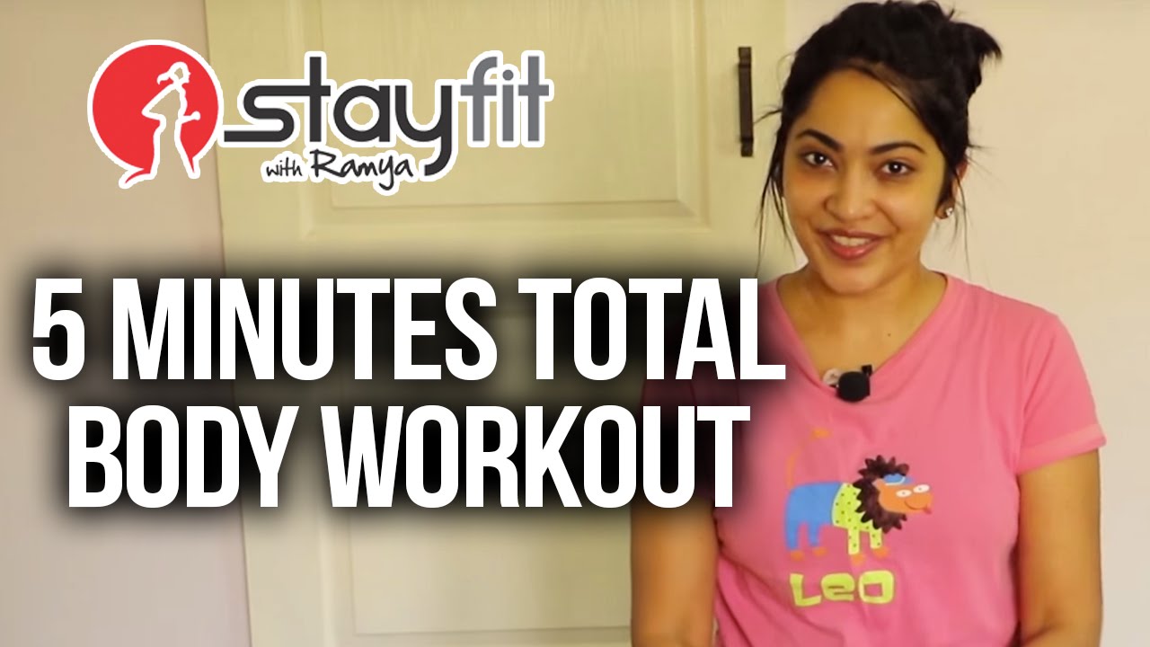 5 minutes Total Body Workout | Stay Fit with Ramya