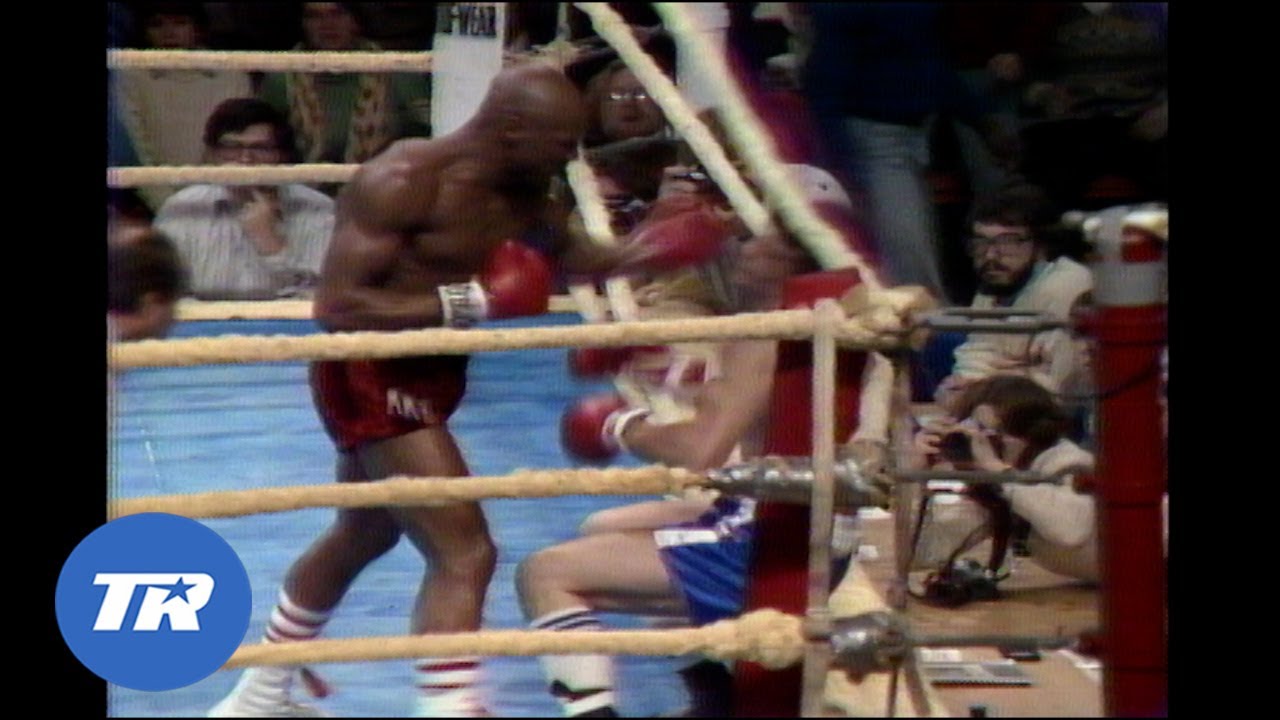 Marvin Hagler vs Loucif Hamani | ON THIS DAY FREE FIGHT | Halger sends Hamani Thru the Ropes