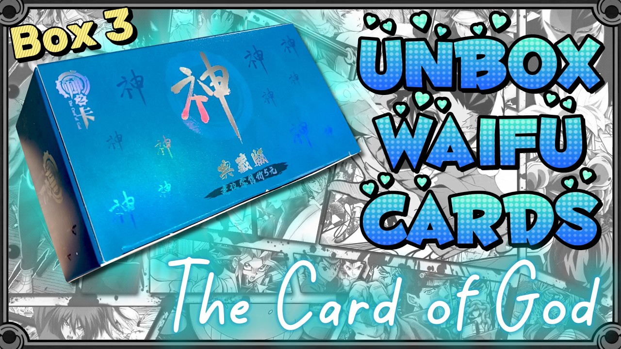 Box 3, Cards de Animes - The Card of God, Box Azul, Unbox