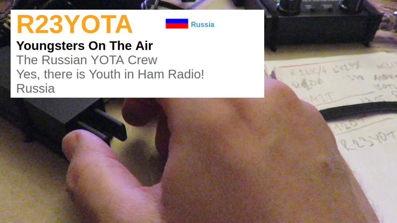 R23YOTA QRP CW indoor QSO 14 MHz комнатная антенна 5W