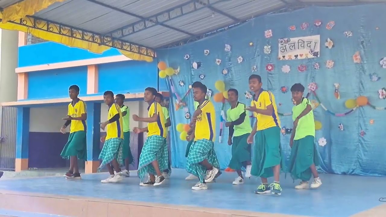 St Vianney School Satmi,  farewell santhali dance 
