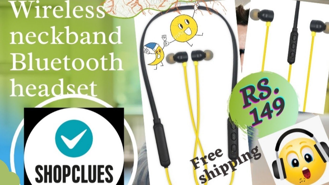 shopclues bluetooth headset Rs.149 unboxing&review #flyingskies1 #shopcluesloot #earphones