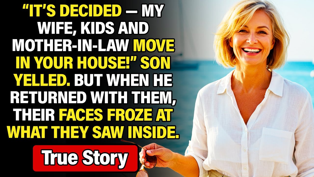 “My Family Moves In!” Son Said. But When They Came Back To My House, Their Faces Froze At The Door.
