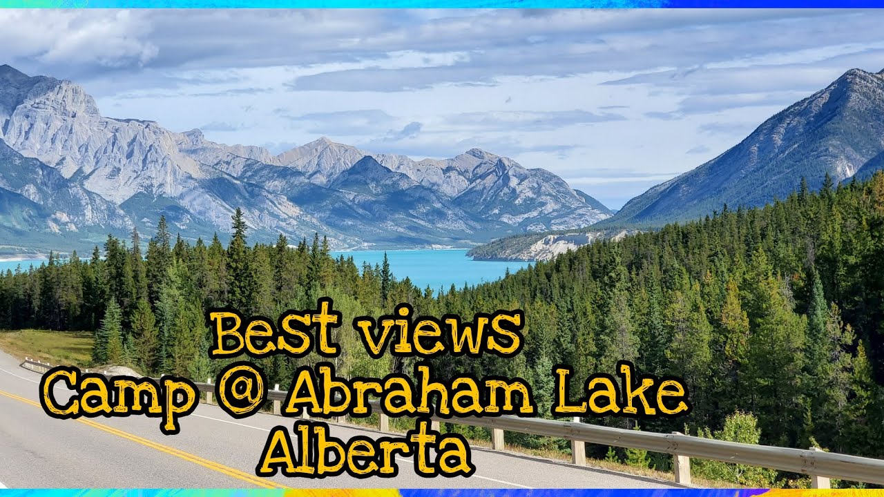 Public Land Camping Adventures| New Spot Abraham lake| ysay dale