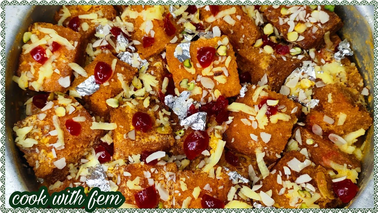 Hyderabadi Shadiyon Wala Famous Double Ka Meetha | How To Make Double Ka Meetha by Cook With Fem