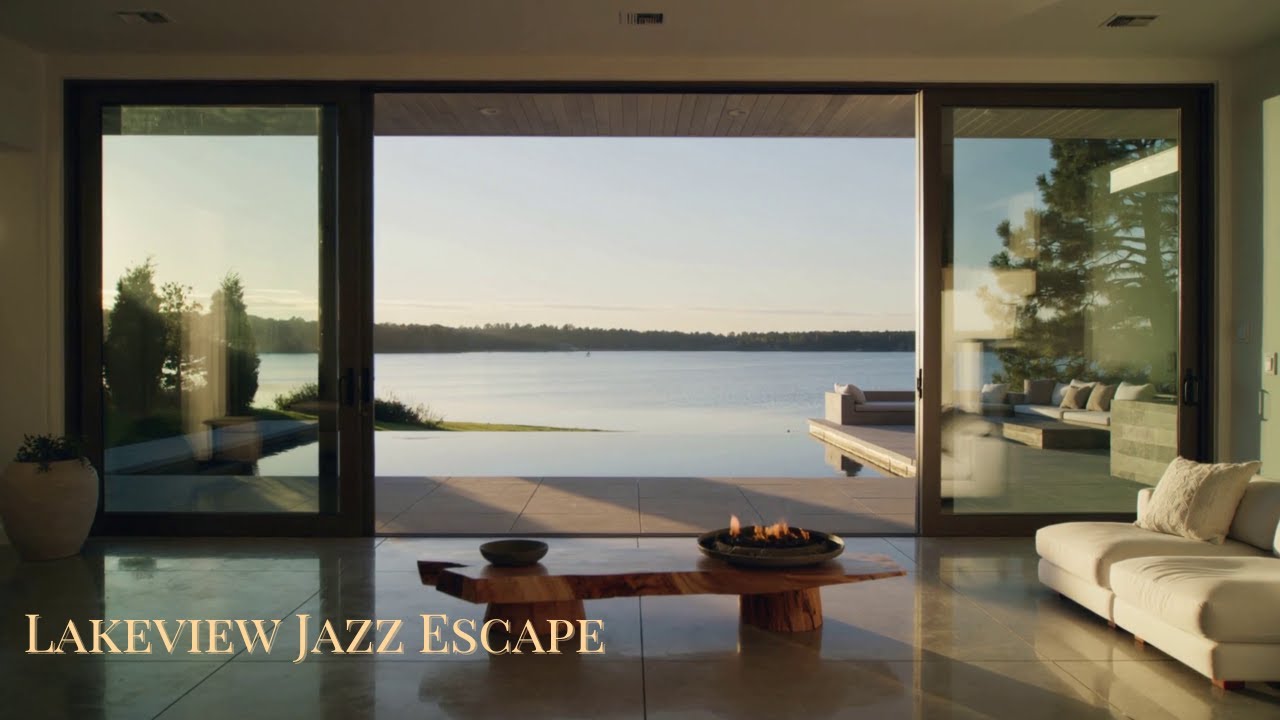 Lakeview Jazz Escape 🌊 Smooth Ambient Jazz for Luxury Relaxation