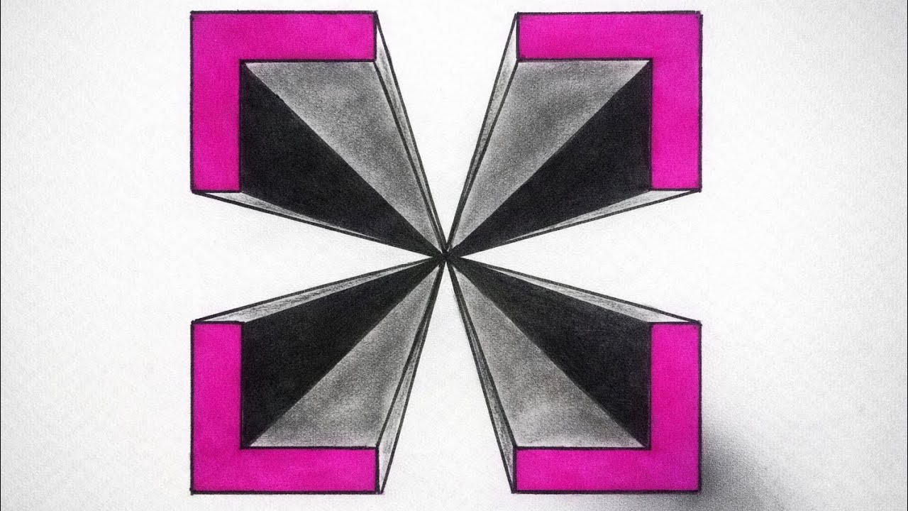 This Drawing Tricks Your Brain 🤯 3D Illusion Art