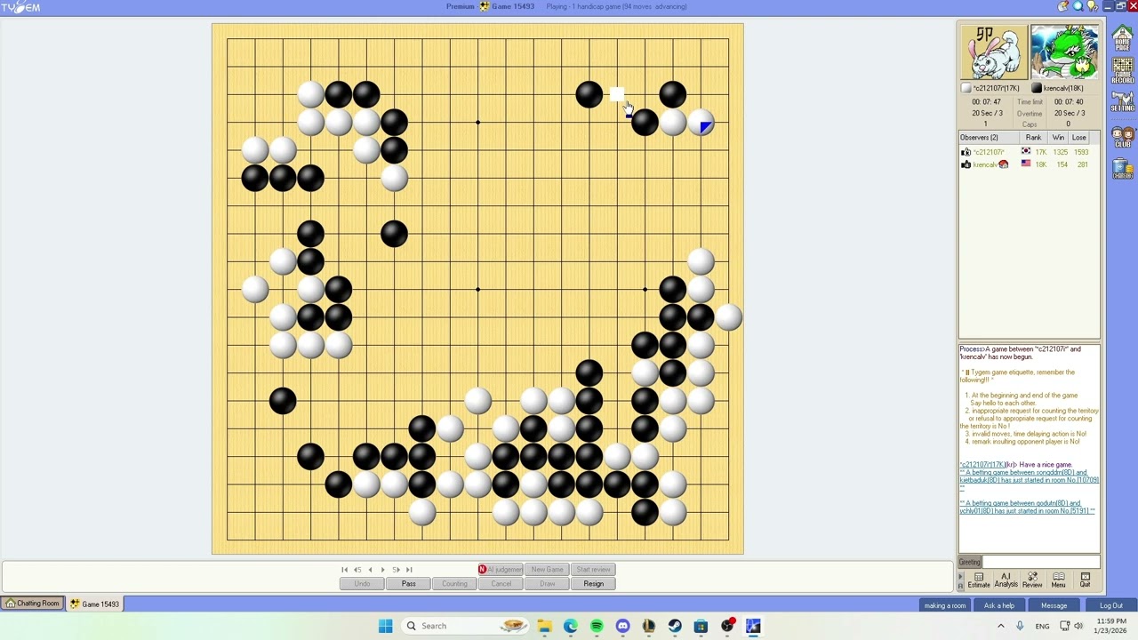 18k - Go (Tygem)