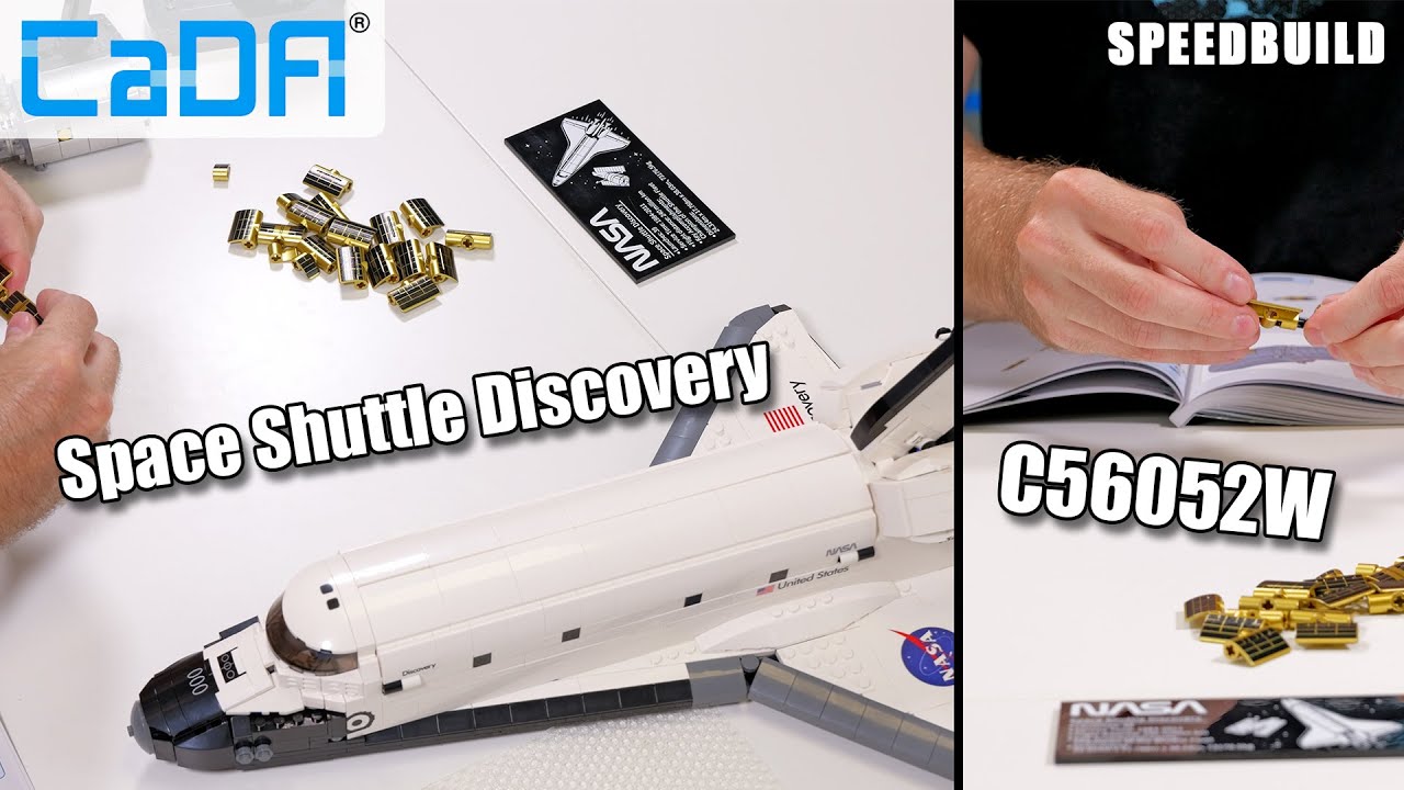 CADA Space Shuttle Discovery Speedbuild | Hubble Telescope C56052W | NASA United States Showcase