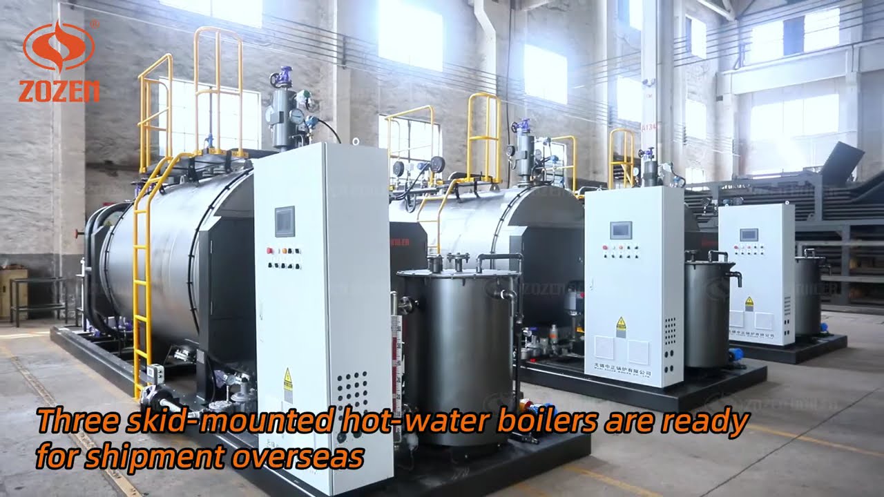 ZOZEN Boiler Ships Skid-Mounted Gas Steam Boiler to Kuwait