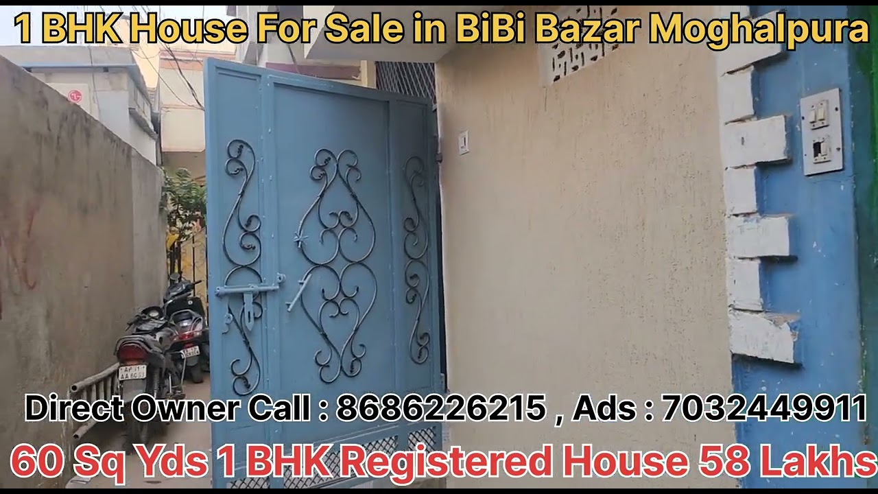 Low Budget Direct Owner House For Sale in Moghalpura BIBI Bazar Hyderabad 60SqYd 1BHK #house 58Lakhs