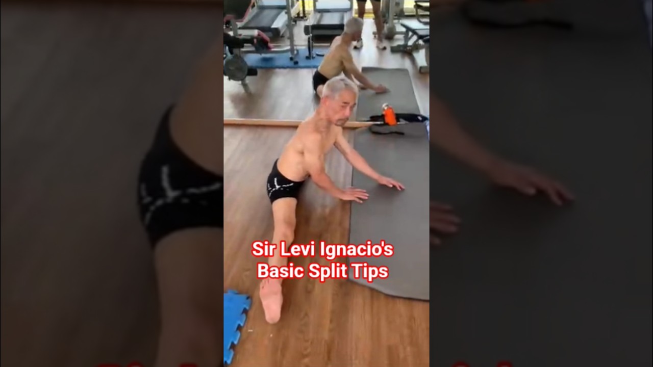 The Pinoy Action Film Legend Sir Levi Ignacio | Showing His Actual Split Exercise #shorts