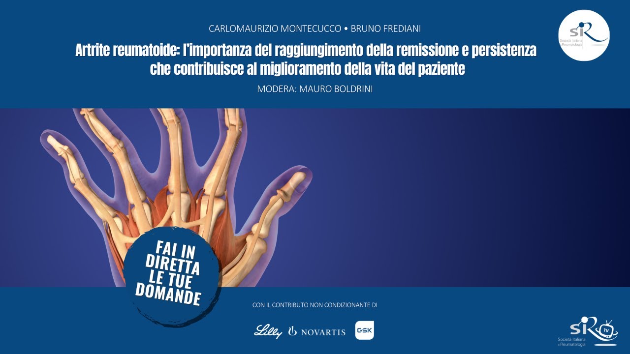 Artrite reumatoide: importanza della remissione e persistenza per migliorare la vita del paziente