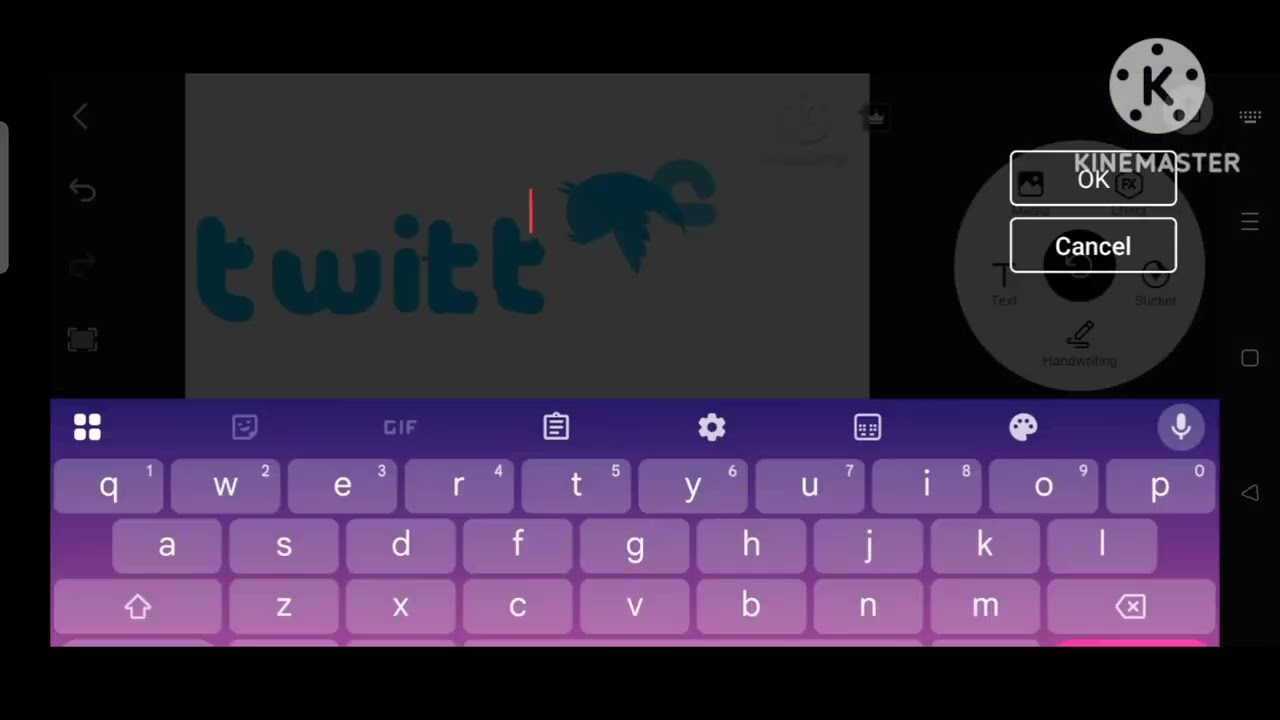 Twitter logo remake kinemaster speed run