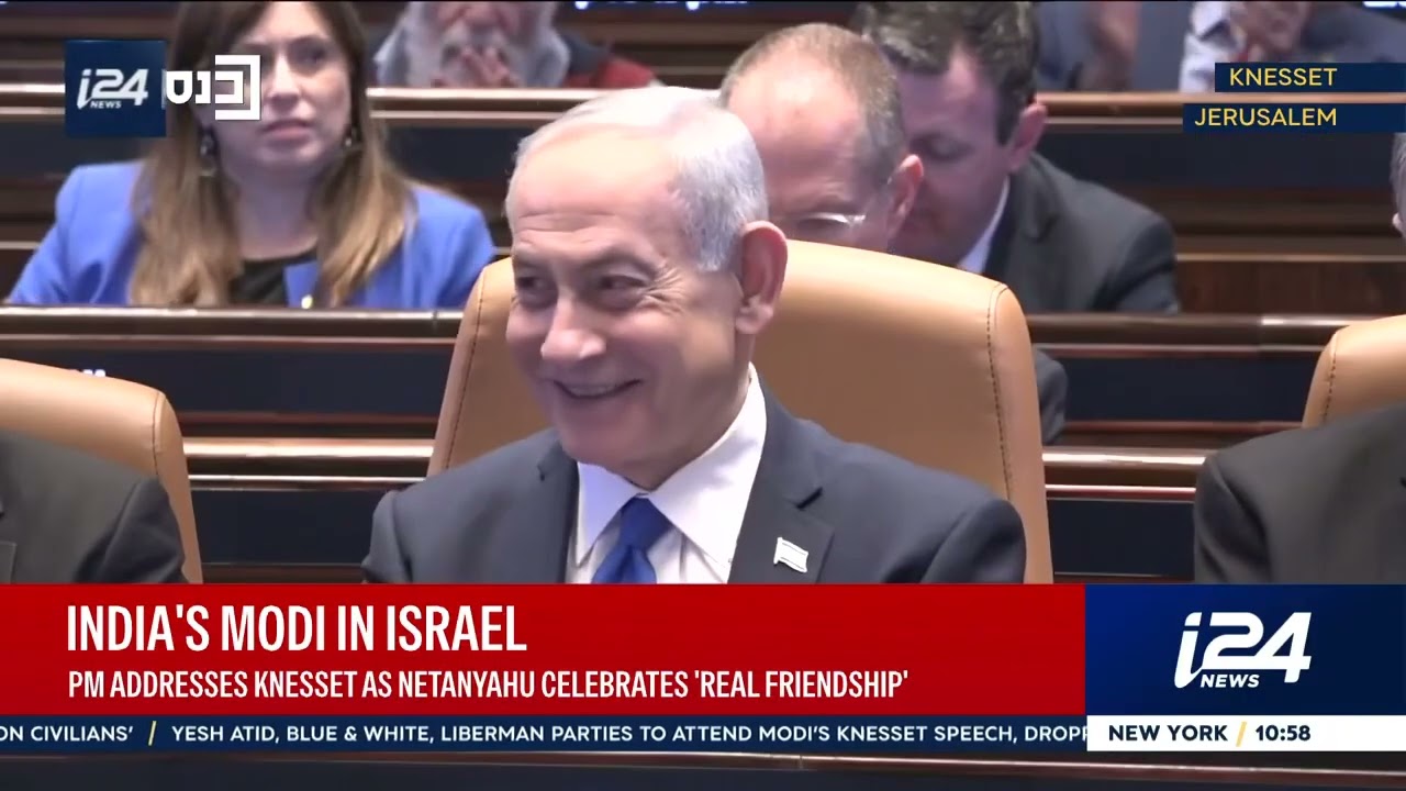 Guarda: Il Primo Ministro indiano Modi proclama 'Am Israel Chai' durante la visita a Gerusalemme