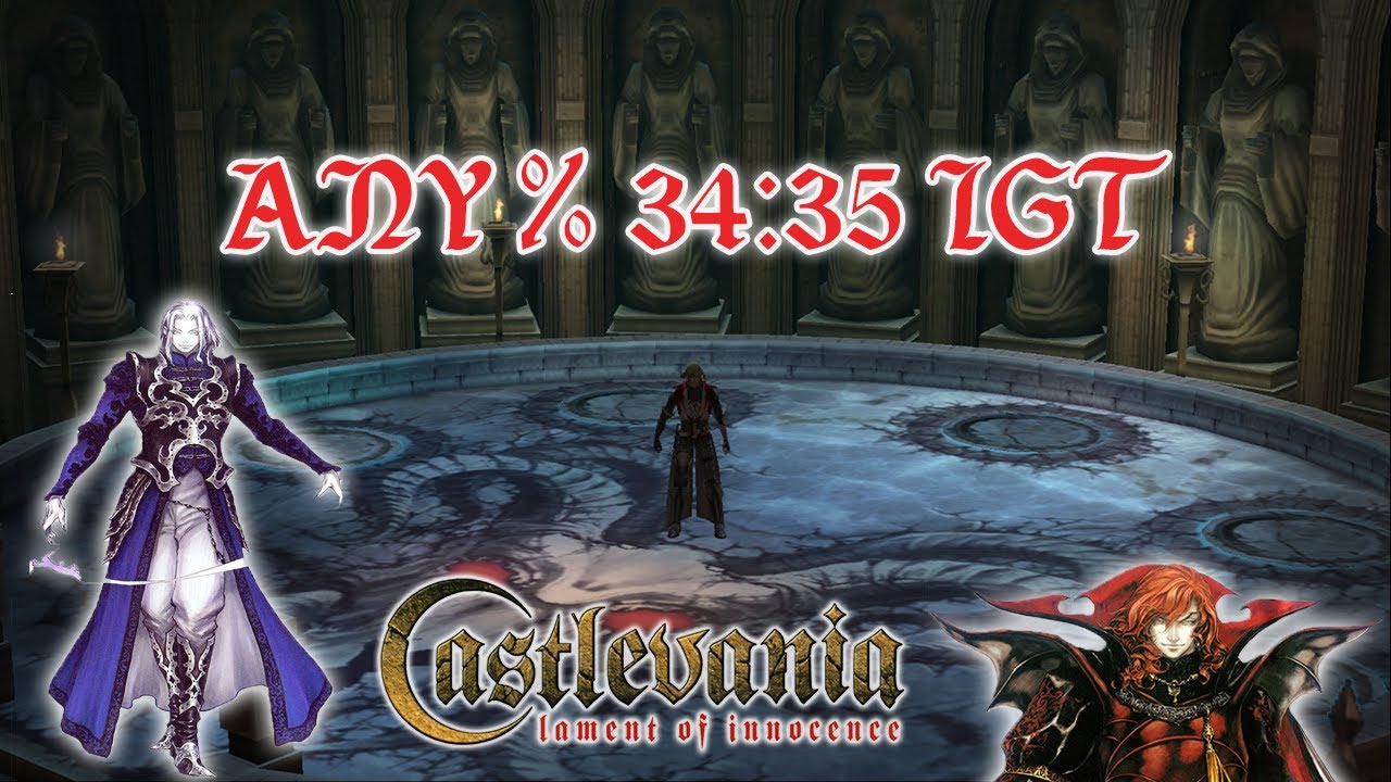 Castlevania: Lament of Innocence Any% Speedrun 34:35 IGT