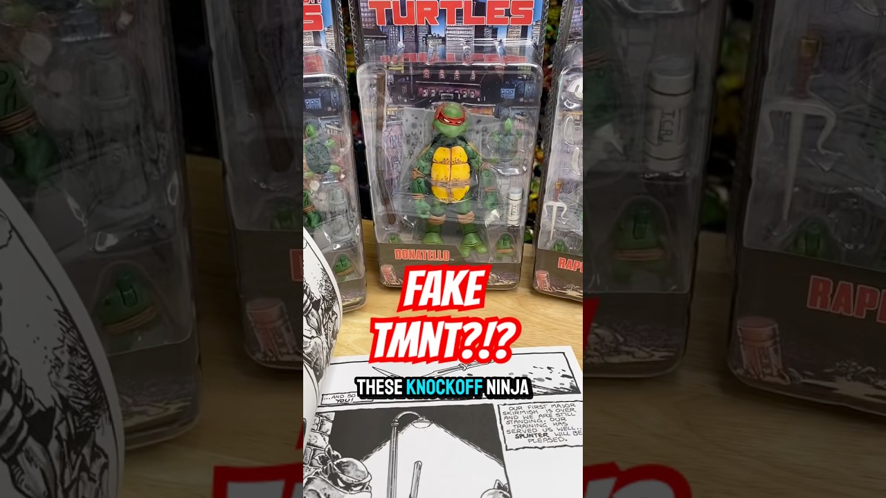 They look real to me! NECA TMNT KOs#tmnt #toys #actionfigures #nostalgia #collection #neca