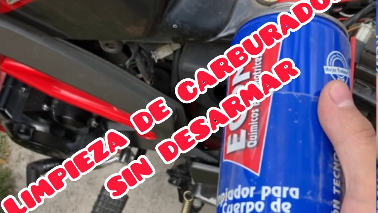 Limpieza de carburador, sin desarmar Excelente y fácil !!!