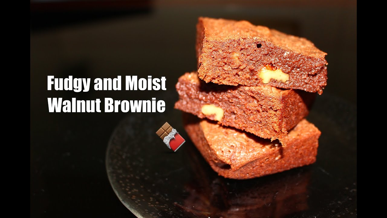 How to Make Fudgy and Moist Walnut Brownies (ft. Firmoo) | 布朗尼
